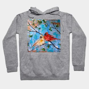 winter Cardinals Hoodie